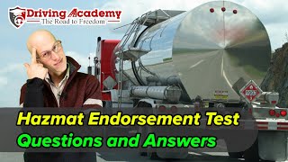 CDL Hazmat Test 2024 Questions with Explained Answers [upl. by Mcclimans]