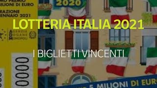 Lotteria Italia tutti i biglietti vincenti primo premio vinto a Pesaro [upl. by Jade979]