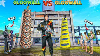 Gloowall vs Gloowall Climb Challenge  Pro Player vs Noob Adam  Garena Free Fire [upl. by Desdemona]