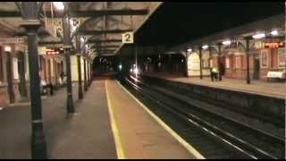 South England Christchurch Station Dorset at night 2009 [upl. by Zena]