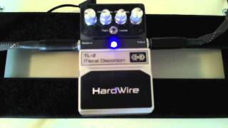 01 Metal Pedal Shootout  Digitech Hardwire  TL2  Guitar Distortion High Gain Fuzz Comparison [upl. by Florian534]