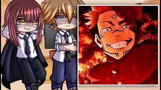 Chainsaw Man React To Jujutsu Kaisen  Gacha Club [upl. by Rimola]