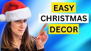 Easy amp Festive Christmas Decor for the Holidays holidaywithyoutube shopwithme [upl. by Lossa]