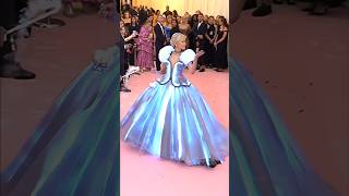 Zendaya wore a cinderella light up gown at metgala zendaya metgala cinderella [upl. by Eenaffit]