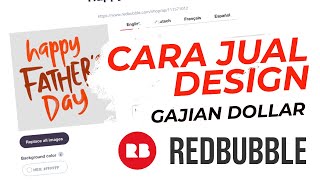 Cara Jual Design Di Redbubble  Cara Upload Design [upl. by Geoff98]