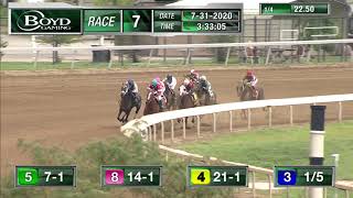 Belterra Park 7312020 Race 7 [upl. by Atteuqehs]