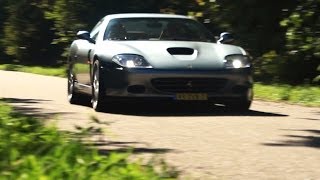 Ferrari 575M Maranello with Decatted and Sport exhaust Accelerations  Fly Bys  1080p HD [upl. by Yenmor]