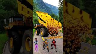 Dozer truck passing with future technology 😯 viralshorts shorts vfx shortsfeed shortsyoutube [upl. by Marra]