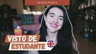 COMO FOI O MEU PROCESSO PARA TIRAR O VISTO DE ESTUDANTE DA INGLATERRA [upl. by Amej491]