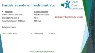 Handelsreisender vs Handelsvertreter [upl. by Adolph115]