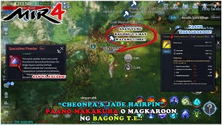 MIR4  SAAN NAKUKUHA OR NABIBILI ANG CHEONPAS JADE ORNAMENTAL HAIRPIN BAGONG TE F2P [upl. by Amargo878]