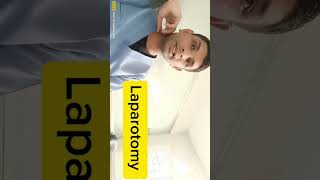 Laparoscopy and Laparotomy shorts diagnosis viralvideo shortvideo [upl. by Mitchel931]