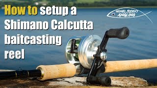 Shimano Calcutta  casting brake setup tutorial [upl. by Initirb]