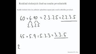 Rozklad čísla na prvočinitele [upl. by Alhsa]