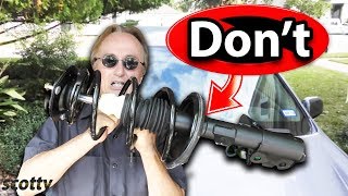 Why Not to Buy a Cheap Quick Strut Assembly for Your Car [upl. by Arytal]