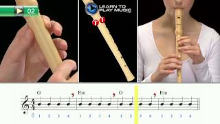 Ex002 How to Play Recorder for Kids  Recorder Lessons for Kids Book 1 [upl. by Compton700]