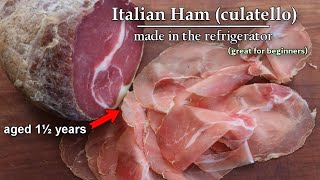 Can you make Italys famous Culatello in your home refrigerator  Dry curing meats for beginners [upl. by Laraine328]