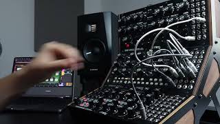 Sunday afternoon  DFAM ambient groove Mother32 Subharmonicon Moog Sound Studio [upl. by Akimak83]