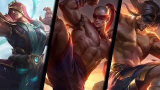 ALL LEE SIN ASU SKINS PREVIEW  League of Legends [upl. by Nnylidnarb]