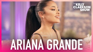 Ariana Grande Reveals Kelly Clarkson Is Her Favorite Collab Of All Time [upl. by Enenstein]