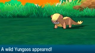 Pokemon Sun amp Moon  How to Catch YUNGOOS Route 1 [upl. by Quintana827]