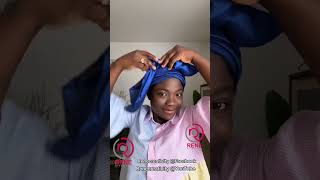 No Carton Needed For This Zara Cap Headwrap Tutorial tutorial turban headwrap [upl. by Ifok]