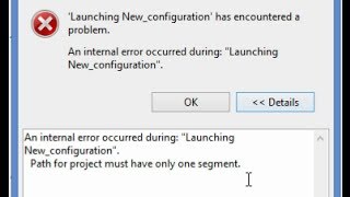 Fixing of Eclipse ADT error quotAn internal error occurred during Launching New configurationquot [upl. by Ekrub850]