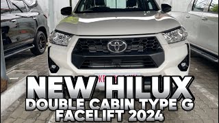 NEW HILUX DOUBLE CABIN FACELIFT 2024 IMPROVEMENT TYPE G  Anzon Toyota Pontianak [upl. by Naujtna253]