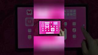 Pink aesthetic setup on my Honor Pad X9  how to make your android tablet aesthetic shorts [upl. by Xet]