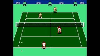 Top Players Tennis  Featuring Chris Evert amp Ivan Lendl Gameplay NES [upl. by Eldwun]