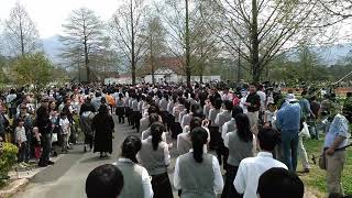 Kyoto Tachibana High School marching band at Blumen Hugel 2019 shot from behind 2 [upl. by Nerita755]