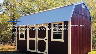 Reedsport CustomBuild Wooden Utility Shed from Old Hickory Flexible Financing Options [upl. by Enitnemelc]