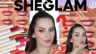 تجربة Sheglam Shimmer Lip Plumper 😱🤐 [upl. by Faubert]