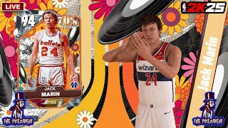 LIVE DIAMOND JACK MARIN DEBUT NBA 2K25 MYTEAM [upl. by Akirdna]