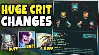 NEW HUGE CHANGES TO CRIT  AD ITEMS 5K GOLD INFINITY EDGE STOPWATCH BUILDS INTO HEXDRINKER [upl. by Parker]