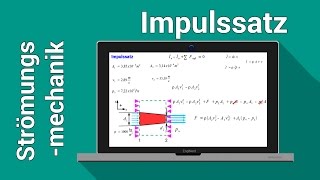 Impulssatz  Strömungsmechanik  Hydrodynamik Aufgabe und Lösung [upl. by Tyika]