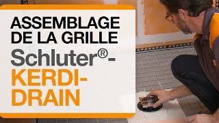 Comment assembler la grille Schluter®KERDIDRAIN [upl. by Dustie251]