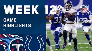 Titans vs Colts Week 12 Highlights  NFL 2020 [upl. by Atalanta]