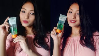 Patanjali Saundarya Aloe Vera Gel Review Benefits amp How to Use in Bengali [upl. by Hagar]