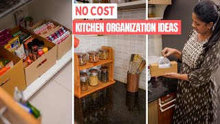 11 No Cost Kitchen Organization Ideas  Organize Your Kitchen for Free [upl. by Eelra]