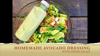 Avocado Salad Dressing with Raihanas Cuisines [upl. by Ingraham]