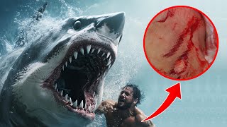 10 BIGGEST SHARK ATTACKS Caught on Camera [upl. by Bronwyn]