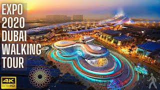 EXPO 2020 Dubai 2021 Inside Day amp Night Time Complete Walking Tour in EXPO Pavilions  4K [upl. by Halbeib]