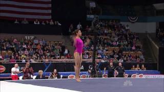 Alexandra Raisman  Floor Exercise  2010 Tyson American Cup [upl. by Olaznog]