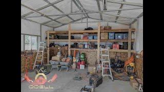 DIY Garage Shelving Install [upl. by Eram98]