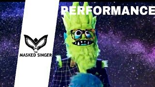 Thingamajig Sings quotEasyquot by Commodores  The Masked Singer  Season 2 [upl. by Atinat]