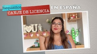 CANJES PARA LICENCIAS DE CONDUCIR  CARNET DE CONDUCIR EN ESPAÑA [upl. by Anali524]