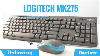 LOGITECH WIRELESS KEYBOARD AND MOUSE MK275 UNBOXING AND REVIEW TECHNOLOGY TAMIL [upl. by Dranyar232]