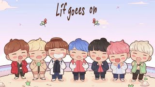 Life Goes On 2  BTS Tinny Toon  BTS Kpop  Anime  2024 BTS Best Song [upl. by Zoe9]