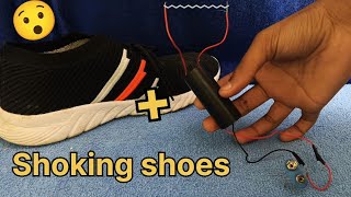 How to make electric shoose with high voltage generator science project Mr Creator Vishv [upl. by Arleta]